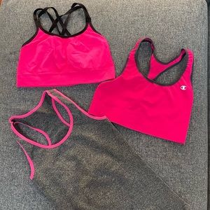 Champion Sport bras and tank top